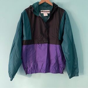 Columbia Vintage Pullover Colorblock Windbreaker Jacket Retro M Urban Outfitters